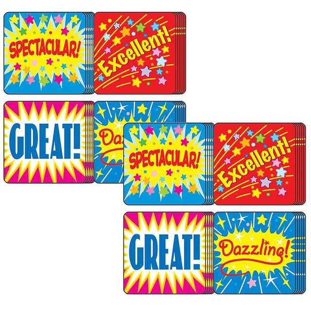 CARSON DELLOSA EDUCATION Carson Dellosa Education Positive Words Motivational Stickers, 120 Per Pack, 12 Packs