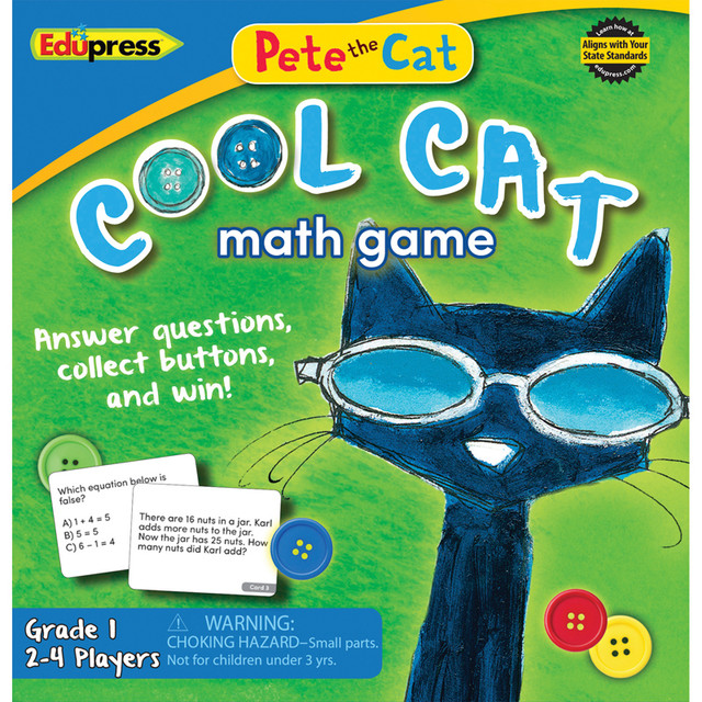 TEACHER CREATED RESOURCES Edupress™ Pete the Cat® Cool Cat Math Game 1