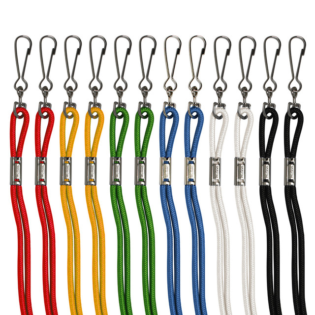 CHAMPION SPORTS Champion Sports Lanyards, Assorted Colors, Pack of 12