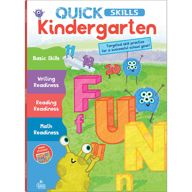 CARSON DELLOSA EDUCATION Carson Dellosa Education Quick Skills Kindergarten Workbook