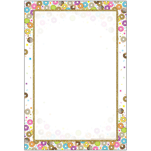 ASHLEY PRODUCTIONS Ashley Productions® Smart Poly® Chart, DonutFetti® Blank, 13" x 19"