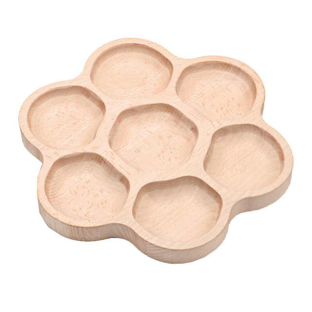 YELLOW DOOR US LLC Yellow Door Natural Flower Tactile Tray, 6-Section