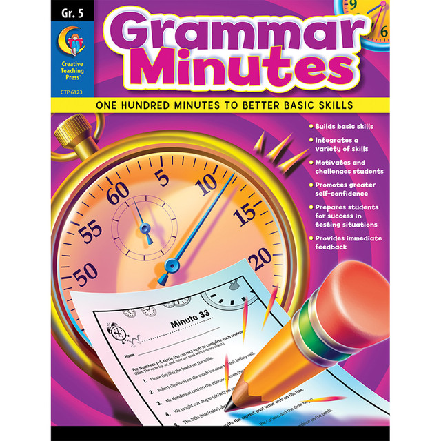 CREATIVE TEACHING PRESS Creative Teaching Press® Grammar Minutes Workbook, Grade 5