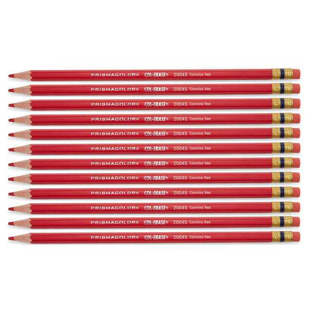 NEWELL BRANDS DISTRIBUTION LLC Prismacolor® Col-Erase® Colored Pencil, Carmine Red, Box of 12