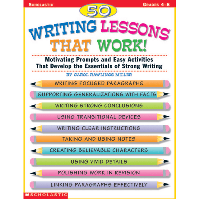 SCHOLASTIC INC 9780590522120 Scholastic 50 Writing Lessons