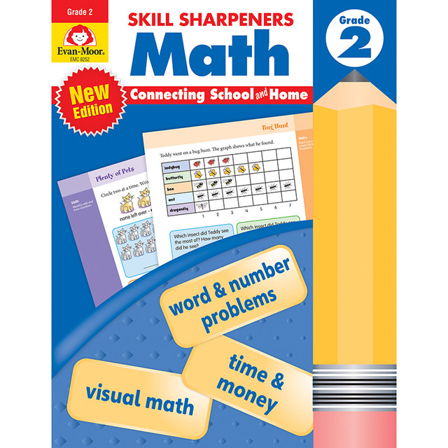 EVAN-MOOR Evan-Moor Educational Publishers Skill Sharpeners: Math, Grade 2