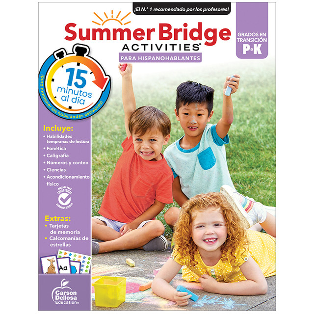 CARSON DELLOSA EDUCATION Carson Dellosa Education Summer Bridge Activities Spanish, Grade PreK-K