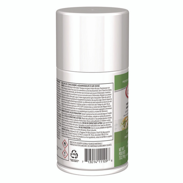 PLZ CORP Claire® 109 Metered Air Freshener, Cucumber Melon Scent, 7 oz Aerosol Spray, 12/Carton
