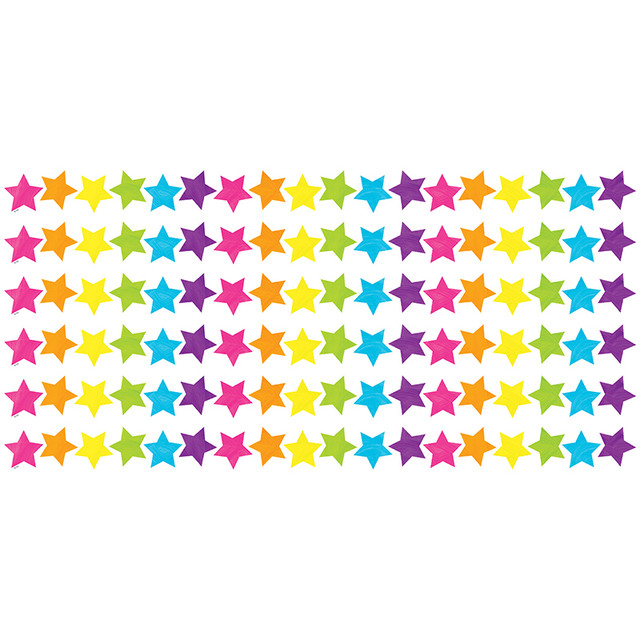 TEACHER CREATED RESOURCES Teacher Created Resources® Brights 4Ever Stars Die-Cut Border Trim, 35 Feet Per Pack, 6 Packs