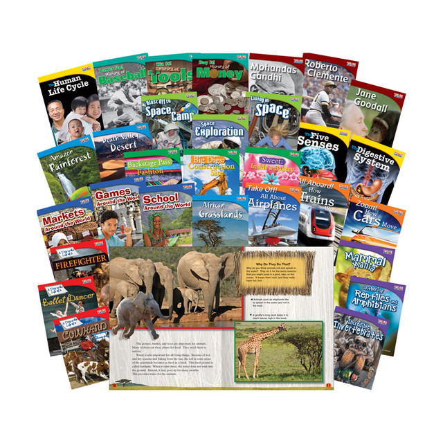 SHELL EDUCATION Shell Education TIME FOR KIDS® Informational Text Grade 3 Readers, 30-Book Set
