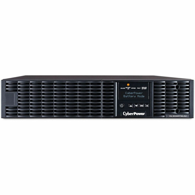 CYBERPOWERPC OL3000RTXL2U CyberPower OL3000RTXL2U Smart App Online UPS Systems - 3000VA/2700W, 100 - 125 VAC, NEMA L5-30P, 2U, Rack / Tower, Sine Wave, 7 Outlets, LCD, PowerPanel Business, $400000 CEG, 3YR Warranty CYBERPOWERPC OL3000RTXL2U CyberPower OL3000RTXL2U Smart App Online UPS Systems - 3000VA/2700W, 100 - 125 VAC, NEMA L5-30P, 2U, Rack / Tower, Sine Wave, 7 Outlets, LCD, PowerPanel Business, $400000 CEG, 3YR Warranty
