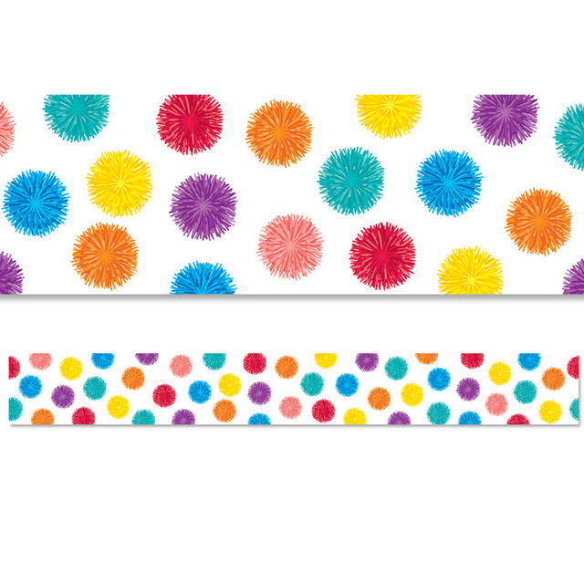 CREATIVE TEACHING PRESS Creative Teaching Press® Pom Dots EZ Border, 48 Feet CREATIVE TEACHING PRESS Creative Teaching Press® Pom Dots EZ Border, 48 Feet