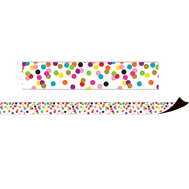 TEACHER CREATED RESOURCES Teacher Created Resources® Confetti Magnetic Border