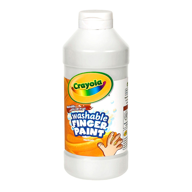 CRAYOLA LLC Crayola® Washable Finger Paint, White, 16 oz