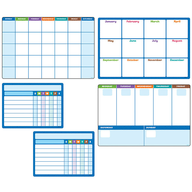 TREND ENTERPRISES INC. TREND Wipe-Off Planner Sheets