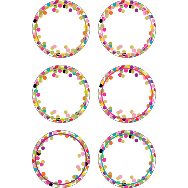 TEACHER CREATED RESOURCES Teacher Created Resources® Confetti Accents TEACHER CREATED RESOURCES Teacher Created Resources® Confetti Accents