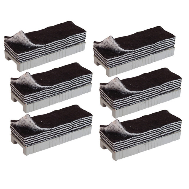 THE PENCIL GRIP The Pencil Grip™ 12 in 1 Whiteboard Eraser, Pack of 6