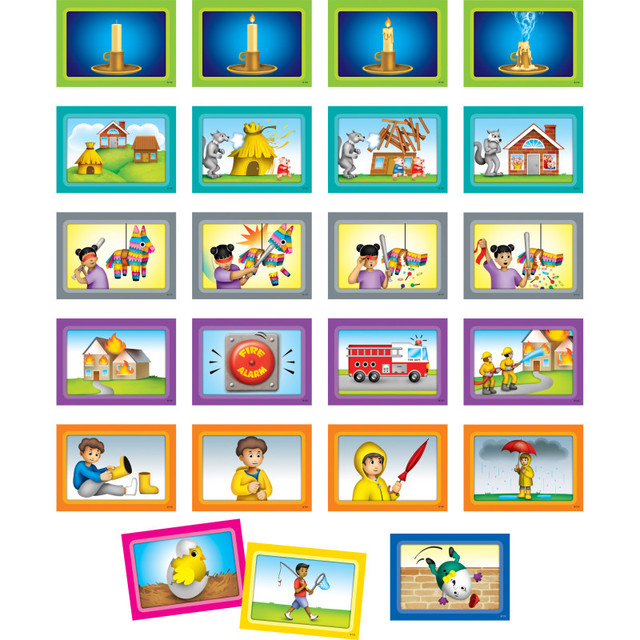 TEACHER CREATED RESOURCES Teacher Created Resources® 4-Scene Sequencing Pocket Chart Cards