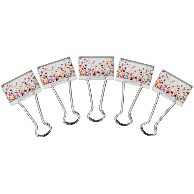 TEACHER CREATED RESOURCES Teacher Created Resources® Confetti Binder Clips, Medium