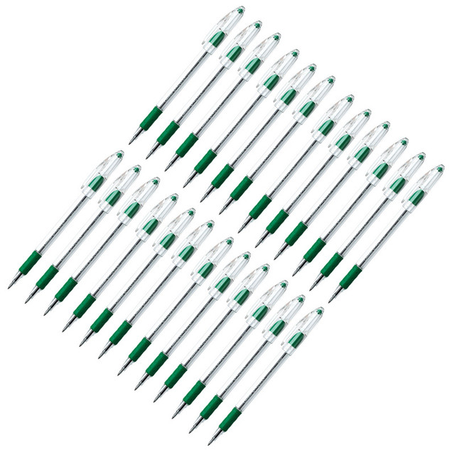 PENTEL OF AMERICA Pentel® R.S.V.P.® Ballpoint Pen, Fine Point, Green, Pack of 24