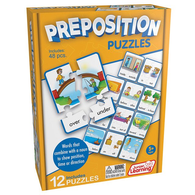 JUNIOR LEARNING Junior Learning® Preposition Puzzles