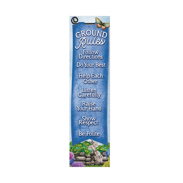 EUREKA Eureka® Curiosity Garden - Ground Rules Vertical Banner