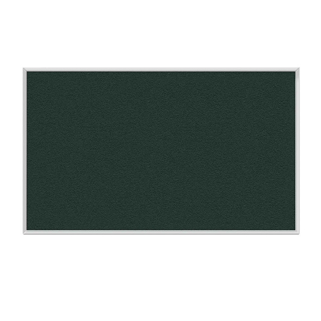 GHENT MANUFACTURING INC. 1634-183 Ghent Aluminum Frame Vinyl Bulletin Board, 36in x 36in, Ebony, Satin Frame