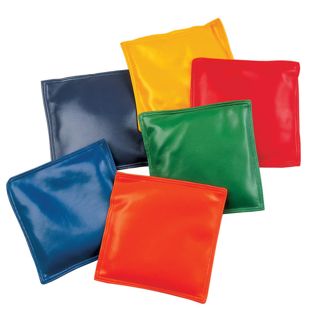 CHAMPION SPORTS Champion Sports Bean Bags, 6" x 6", Pack of 12