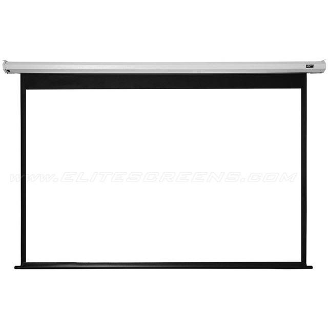 ELITE SCREENS INC. ELECTRIC100V Elite Screens Spectrum - 100-inch Diag 4:3, Electric Motorized 4K/8K Ready Drop Down Projector Screen, Electric100V"