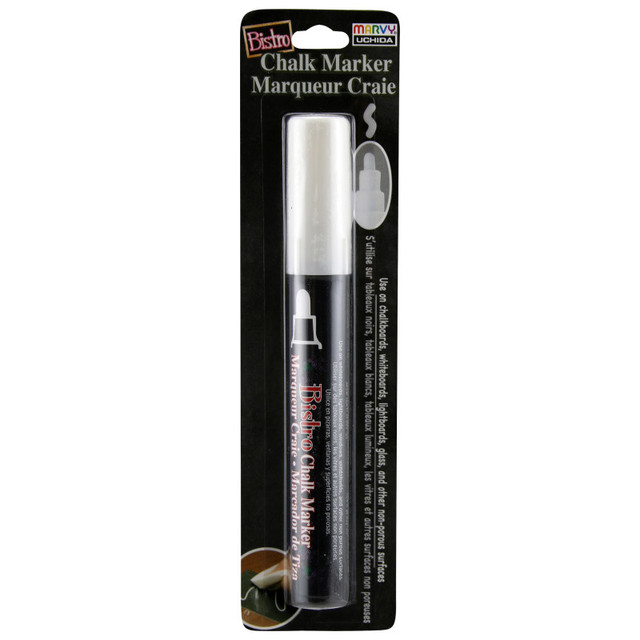 UCHIDA OF AMERICA, CORP Marvy Uchida® Bistro White Chalk Marker, Broad Tip, Single