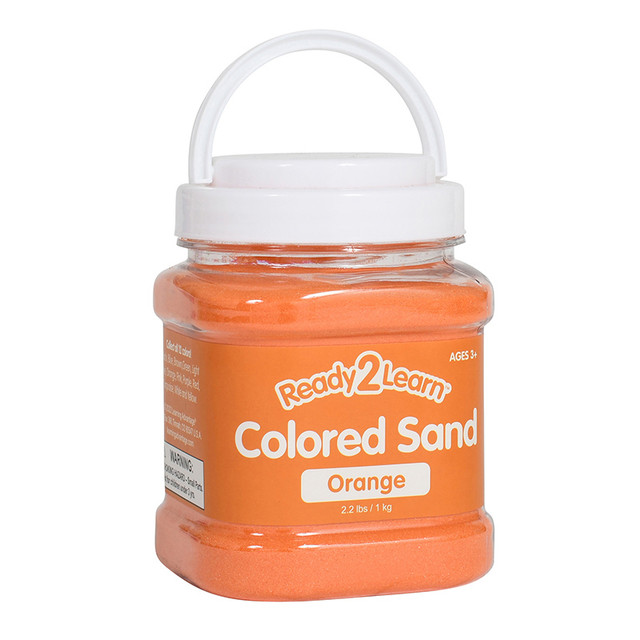 LEARNING ADVANTAGE READY 2 LEARN™ Colored Sand - Orange - 2.2 Pounds