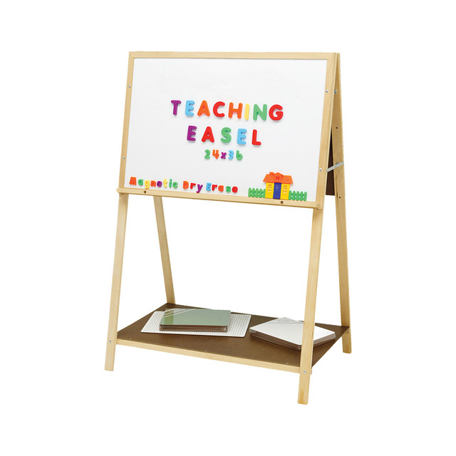 FLIPSIDE Crestline Products Magnetic Teaching Easel, 54" H x 36" W