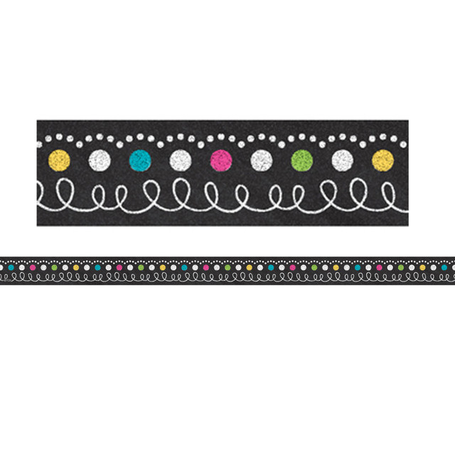 TEACHER CREATED RESOURCES Teacher Created Resources® Chalkboard Brights Magnetic Strips