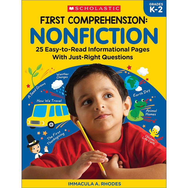 SCHOLASTIC TEACHING RESOURCES Scholastic First Comprehension: Nonfiction Activity Book