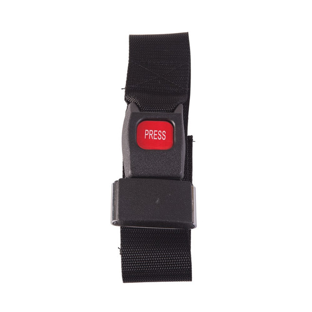 MABIS HEALTHCARE, INC. 517-5013-0200 DMI Wheelchair Safety Strap Seatbelt, 48in, Black MABIS HEALTHCARE, INC. 517-5013-0200 DMI Wheelchair Safety Strap Seatbelt, 48in, Black