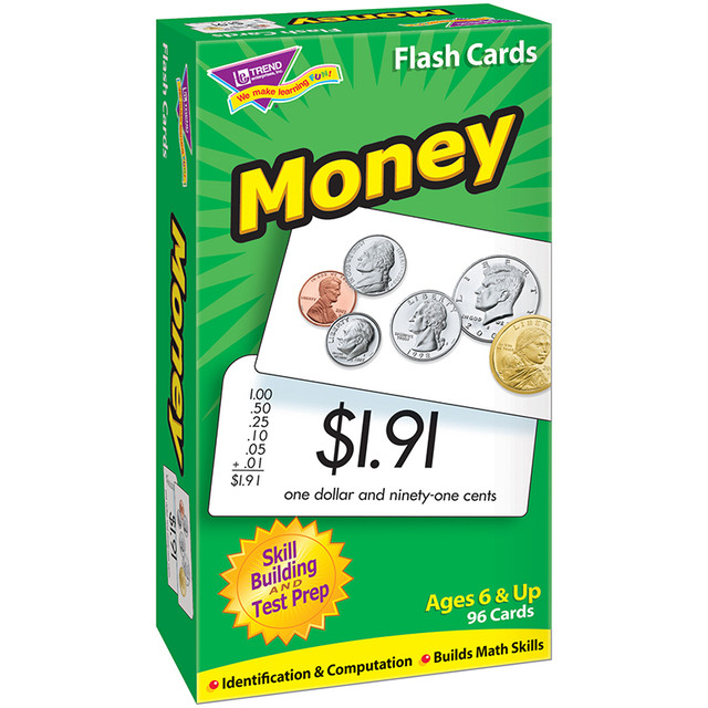 TREND ENTERPRISES INC. TREND Money Skill Drill Flash Cards