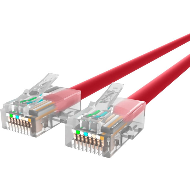 BELKIN, INC. A3L980-25-RED Belkin Cat.6 UTP Patch Cable - RJ-45 Male Network - RJ-45 Male Network - 25ft - Red