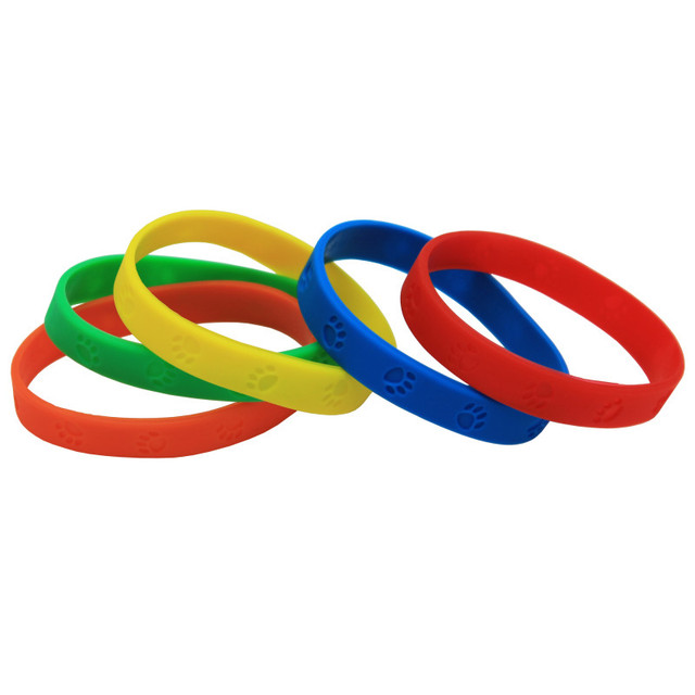 TEACHER CREATED RESOURCES Teacher Created Resources® Paw Prints Wristbands, Pack of 10 TEACHER CREATED RESOURCES Teacher Created Resources® Paw Prints Wristbands, Pack of 10