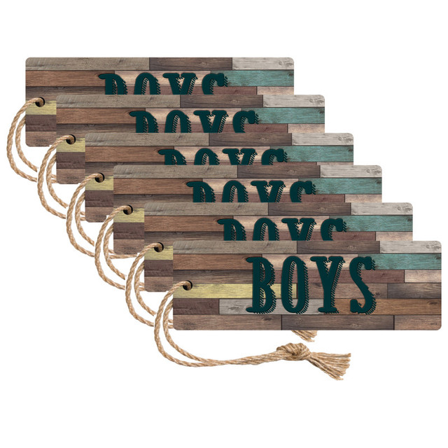 TEACHER CREATED RESOURCES Teacher Created Resources® Home Sweet Classroom Magnetic Boys Pass, Pack of 6
