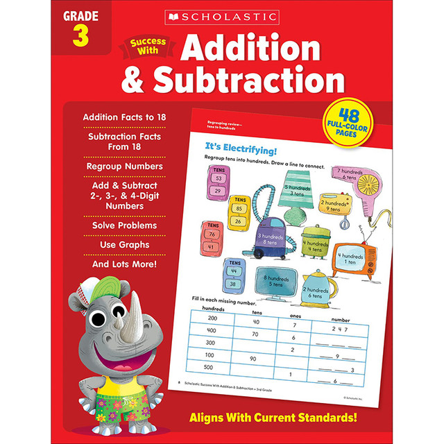 SCHOLASTIC TEACHING RESOURCES Scholastic Teaching Solutions Success With Addition & Subtraction: Grade 3