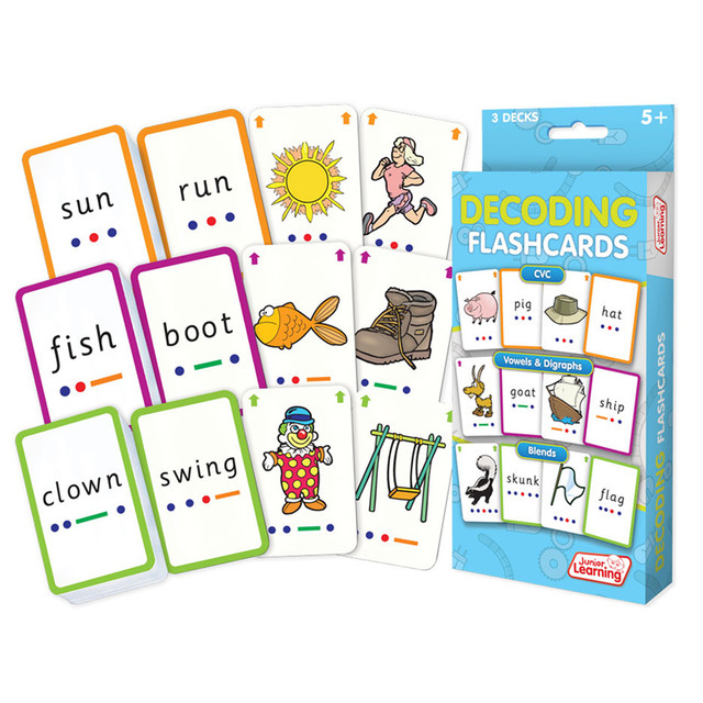 JUNIOR LEARNING Junior Learning® Decoding Flashcards