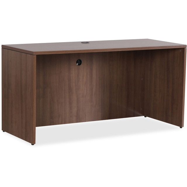 SP RICHARDS 69971 Lorell Essentials 60inW Computer Desk Credenza, Walnut