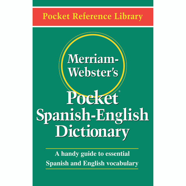 MERRIAM - WEBSTER  INC Merriam-Webster Pocket Spanish-English Dictionary, Paperback