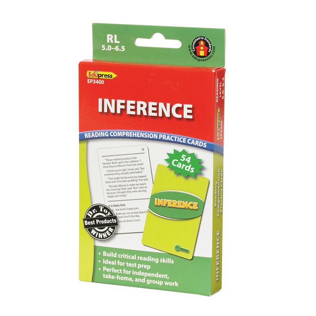 TEACHER CREATED RESOURCES Edupress™ Inference Practice Cards, Levels 5.0-6.5