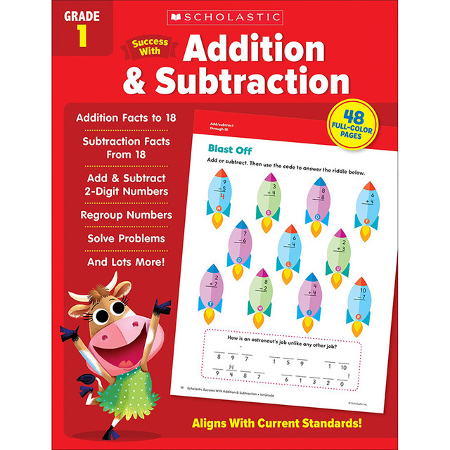 SCHOLASTIC TEACHING RESOURCES Scholastic Teaching Solutions Success With Addition & Subtraction: Grade 1