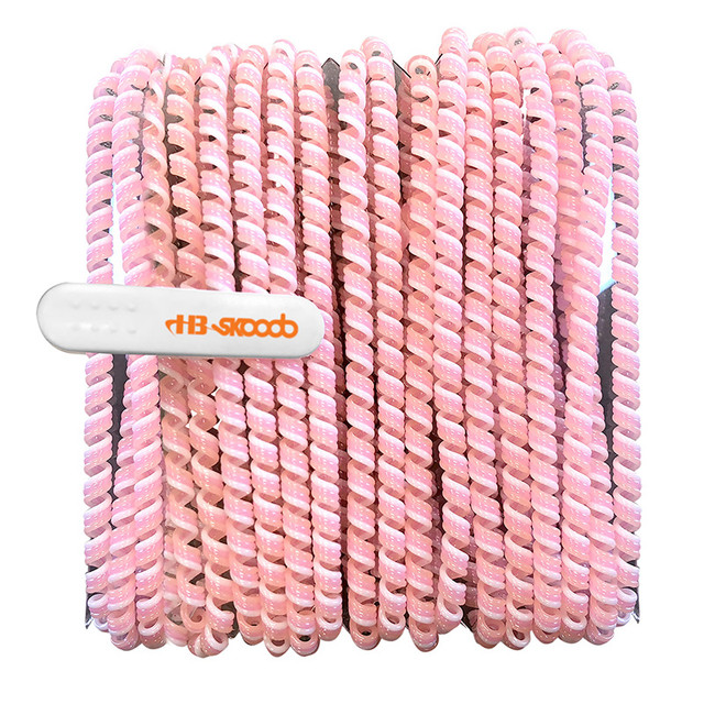 HAMILTON ELECTRONICS VCOM HamiltonBuhl® Skooob Tangle Free Earbud Covers - Light Pink/White