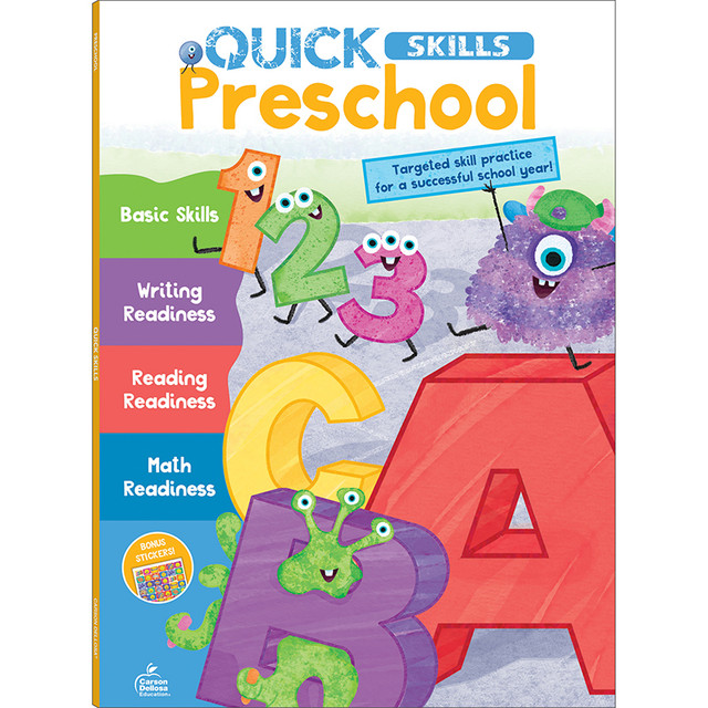 CARSON DELLOSA EDUCATION Carson Dellosa Education Quick Skills Preschool Workbook