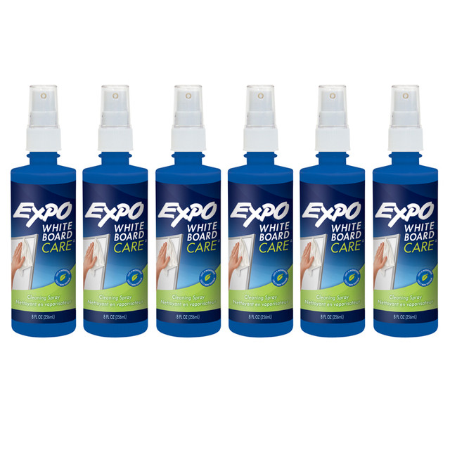 NEWELL BRANDS DISTRIBUTION LLC EXPO® White Board Cleaner, 8 oz. Bottle, Pack of 6