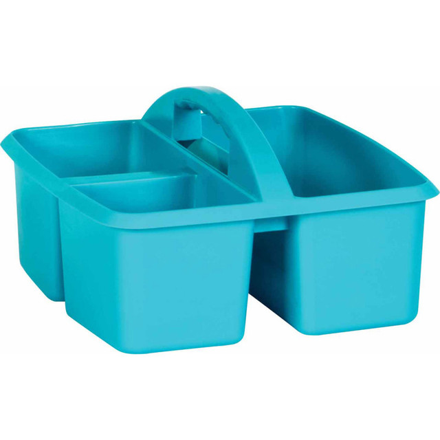 TEACHER CREATED RESOURCES Teacher Created Resources® Teal Plastic Storage Caddy TEACHER CREATED RESOURCES Teacher Created Resources® Teal Plastic Storage Caddy