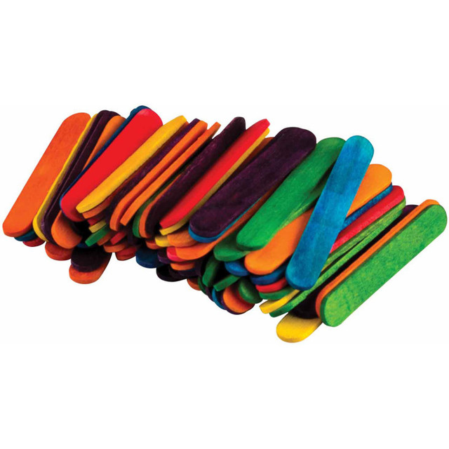 TEACHER CREATED RESOURCES Teacher Created Resources® STEM Basics: Multicolor Mini Craft Sticks, Pack of 100